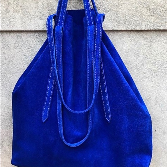 Bags Royal Blue Suede Bag Poshmark